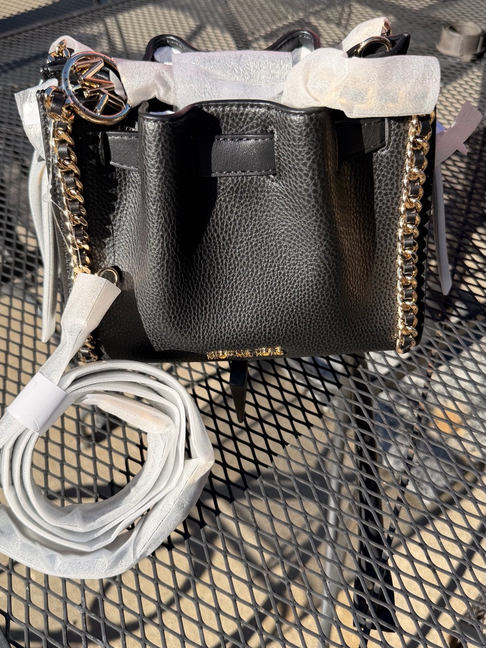 NWT Michael Kors Small Mina chain crossbody